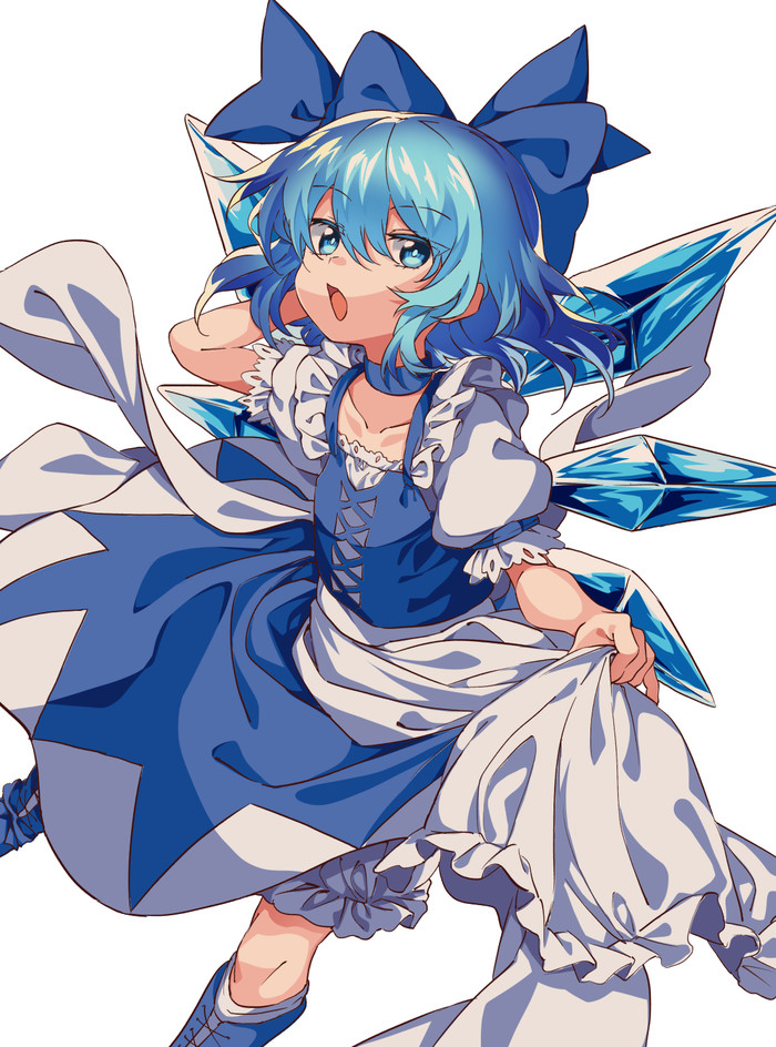 Cirno Touhou, Anime Art, ,  , Cirno, Manarou