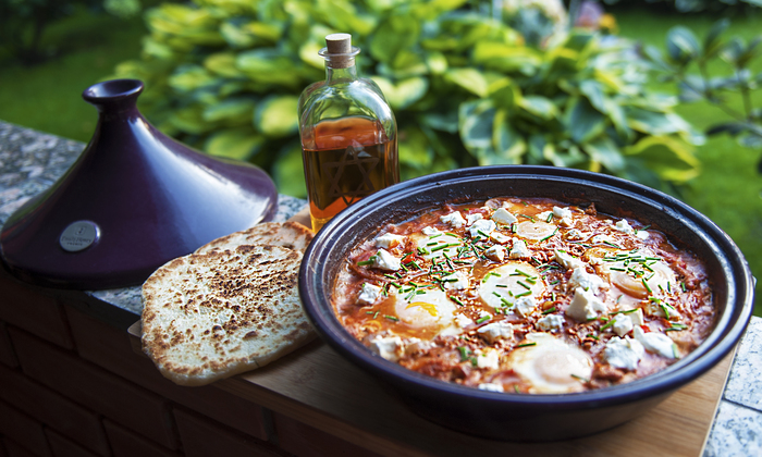 Shakshuka - Israeli breakfast - My, Recipe, Yummy, Yummy, Food, Longpost, Cooking, Kitchen