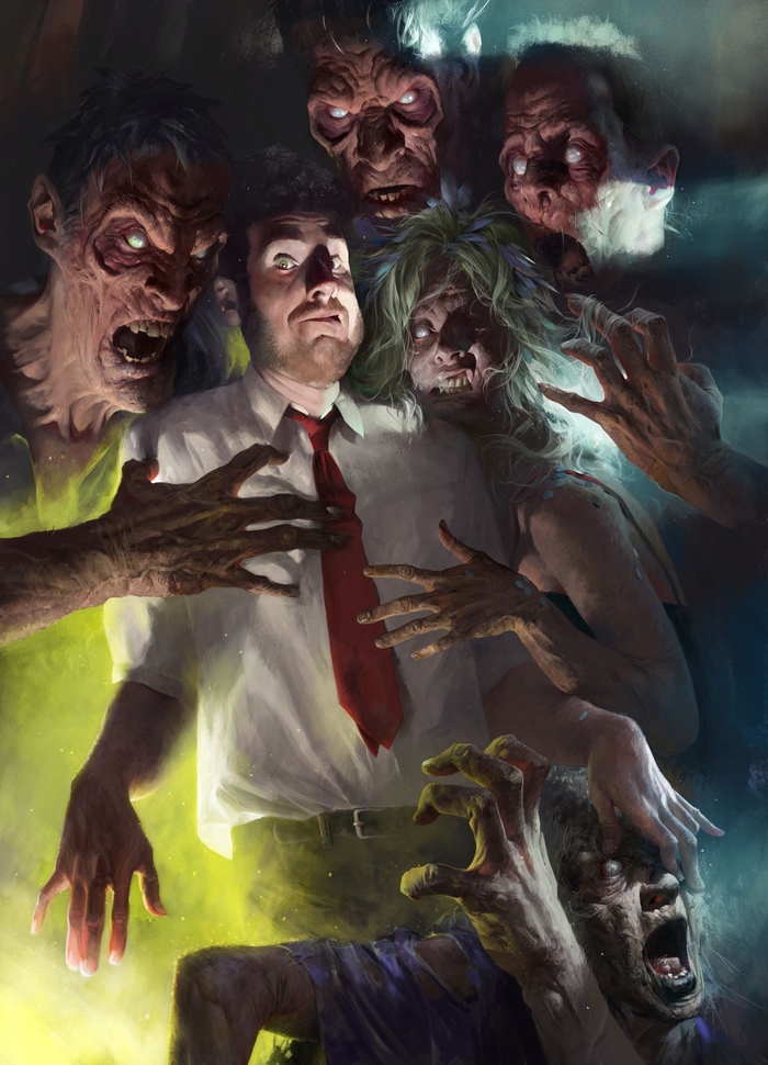 Картинки для альбом-проекта EVILBOOK Evilbook, Ужасы, Иллюстрации, Чудовища, Альбом, Длиннопост