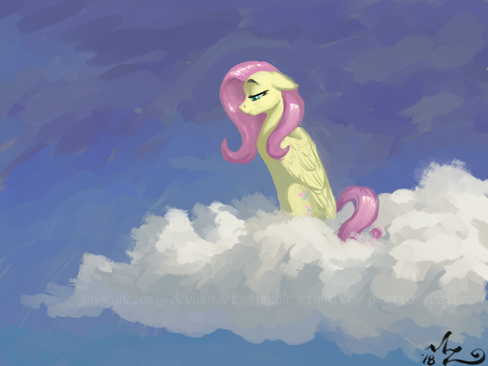   My Little Pony, Ponyart, Fluttershy, Amarynceus