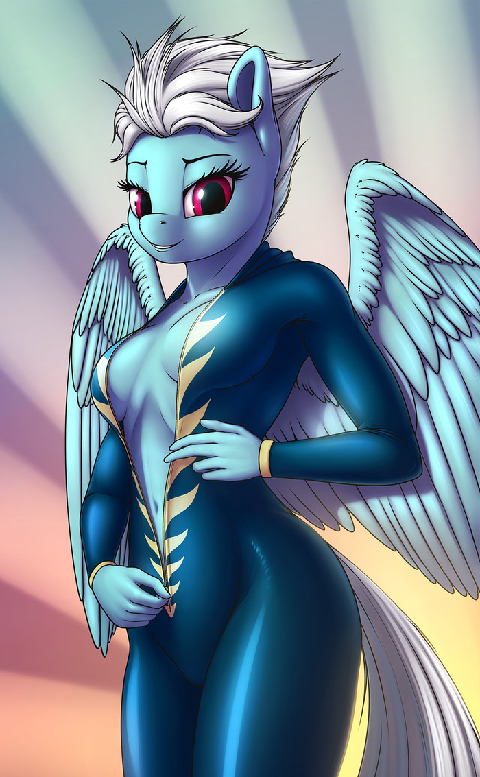 FleetFoot - Fleetfoot, PonyArt, Антро, MLP Edge, My Little Pony