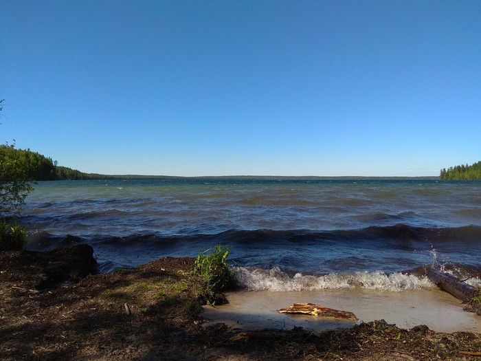 Oz. Urozero, Karelia. - My, Landscape, The photo, Mini, Beach