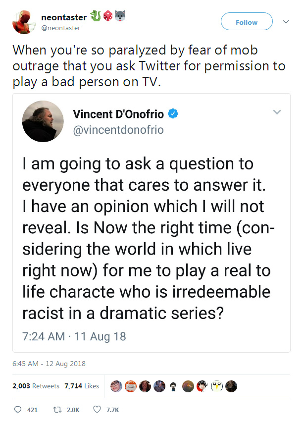 Теперь в Америке предпочитают сначала спросить Твиттер, прежде чем соглашаться на роль