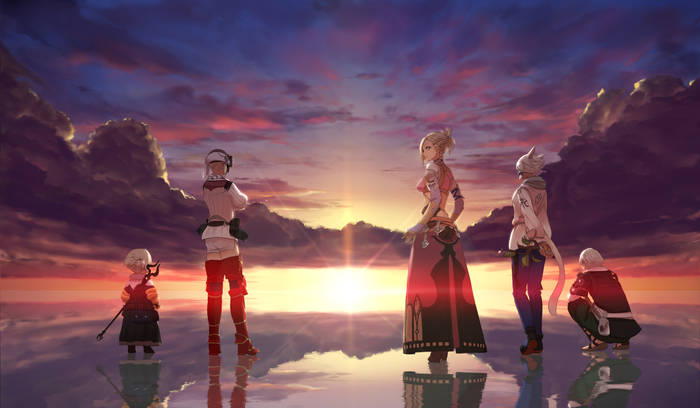 Before the heavensward Final Fantasy XIV, Anime Art, Final Fantasy, MMORPG, 