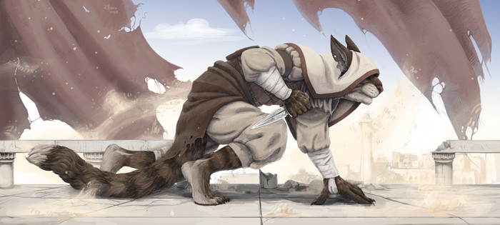 Khajiit assassin - Art, Games, The elder scrolls, Khajiit