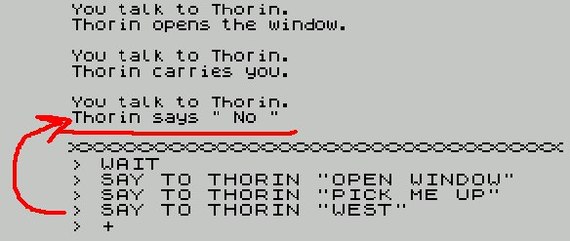 The Hobbit. Passage. - The hobbit, 1982, Passing, Computer games, Retro Games, Zx spectrum, Video, Longpost