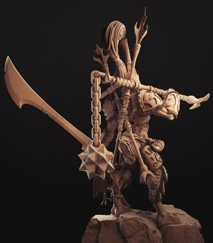 Wolf Assassin Zbrush, 3D, , , 3D , Bad wolf, , 