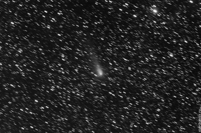 Comet 21P/Giacobini-Zinner, August 21, 2018 - My, Astrophoto, Comet, Astronomy, Space, , Starhunter, Anapadvor, GIF