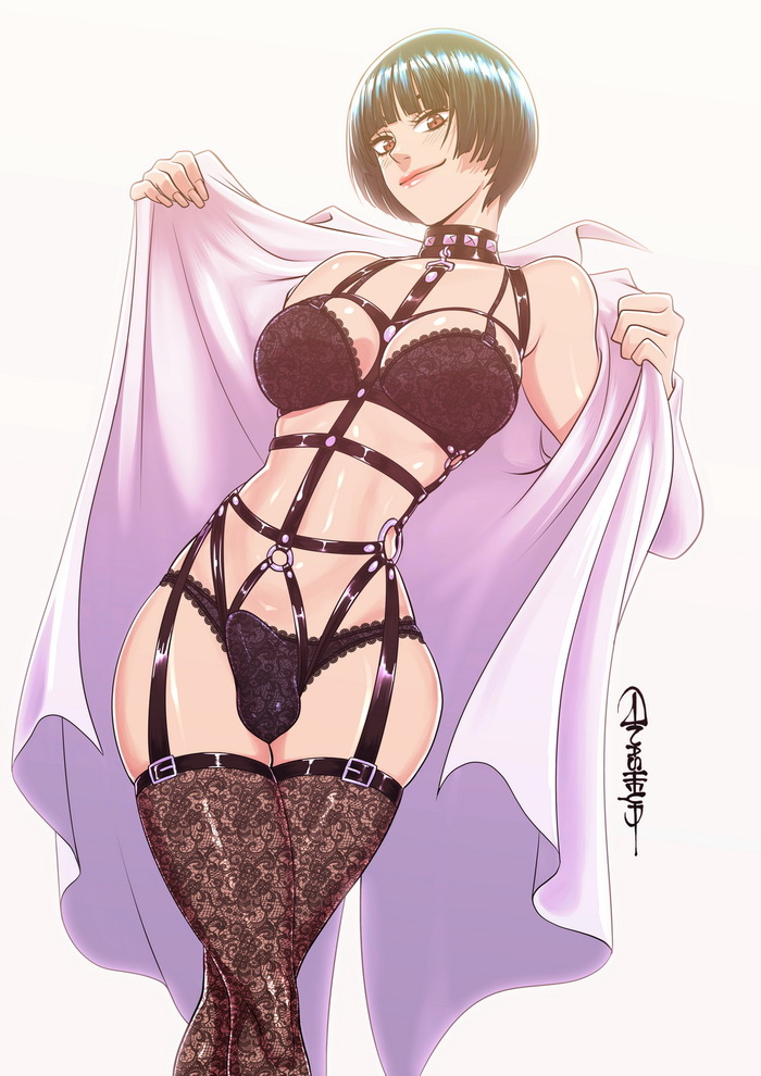 Tae Takemi - NSFW, Anasheya, Its a trap!, Feet, Persona 5, Anime, Anime art, Takemi Tae, Persona, Futanari