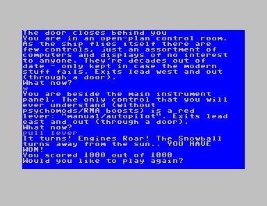 Snowball. Part 2. - 1983, Passing, Computer games, Retro Games, , , Longpost