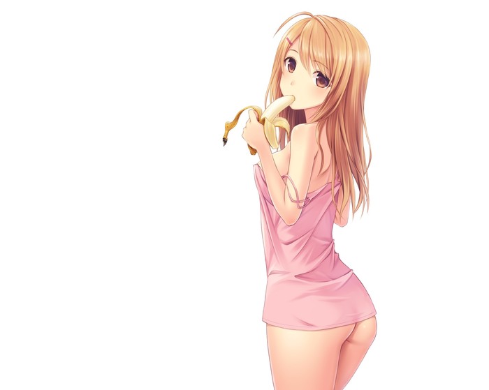 A banana before bed increases the chances of a beautiful color dream. - Banana, Anime, GOOG night kids