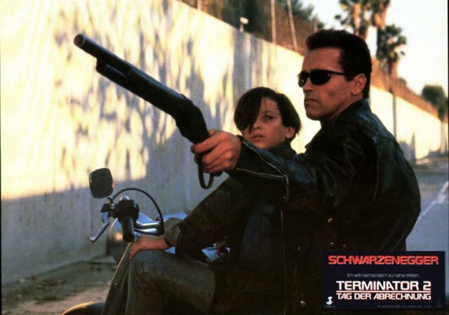 Terminator 2: Judgment Day - as the future blockbuster was advertised - Movies, Actors and actresses, Director, Arnold Schwarzenegger, James Cameron, Terminator 2: Judgment Day, Blockbuster, Guns n roses, Video, Longpost