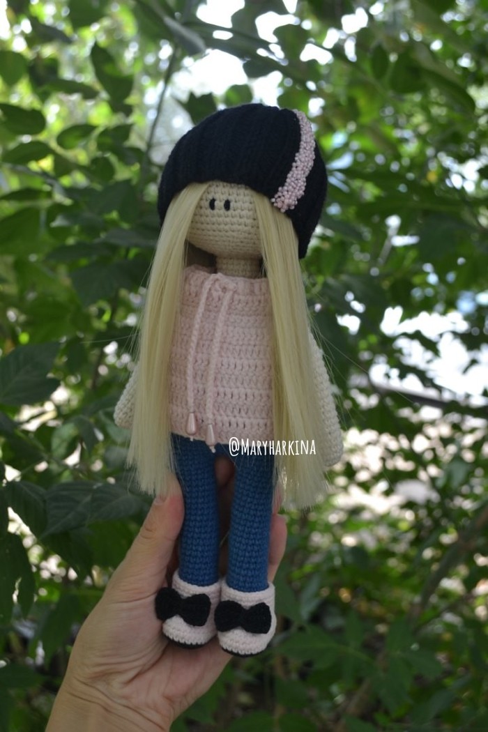 Knitted interior doll - My, Doll, Interior, Longpost