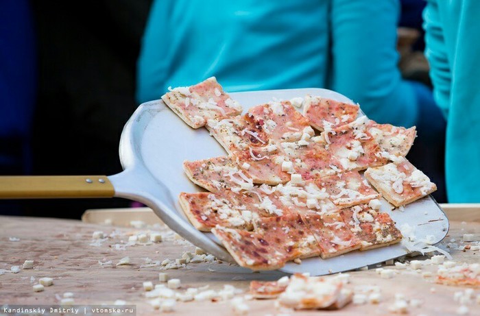 City Day in Tomsk or delicious pizza. - Pizza, Day of the city, Shovel, Longpost