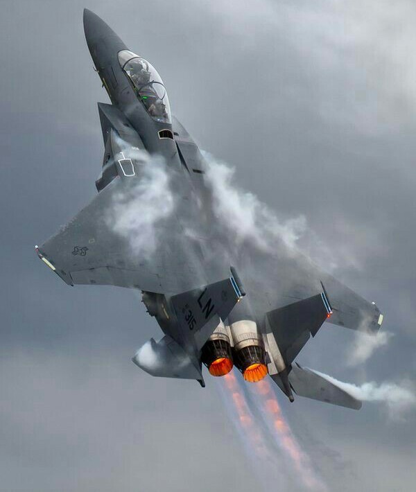 Fighter F-15 Strike Eagle. - Aviation, Fighter, beauty, Military equipment, Interesting, Flight, The photo