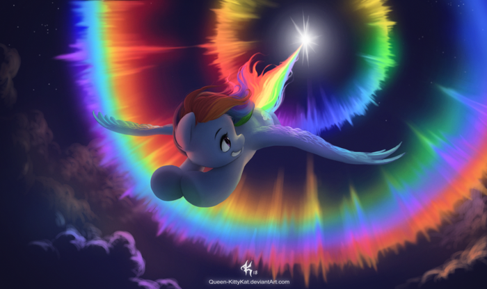 .   . My Little Pony, Rainbow Dash, , Sonic rainboom, Katputze