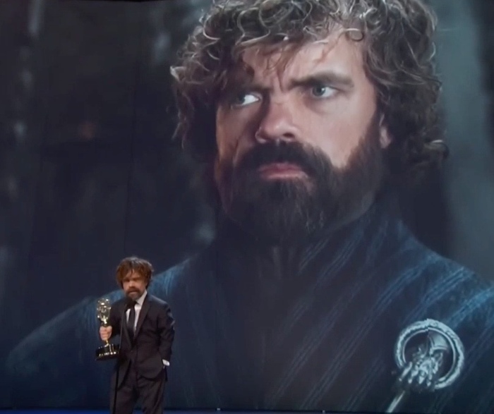 Peter Dinklage's hat-trick! - Emmy Awards, Tyrion Lannister, Peter Dinklage, Statuette, Emmy, Game of Thrones