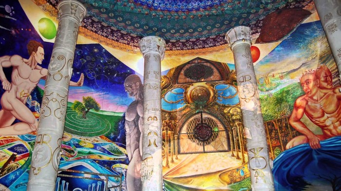 Underground temples of Damanhur - , Falco, Humanity, Development, Architecture, Wall painting, , Esoterics, Longpost