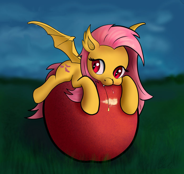 Кусь - My Little Pony, Fluttershy, Flutterbat, Xbi