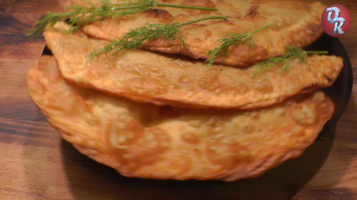 BUBBLE CHEBUREKI TENDER AND JUICY - My, Recipe, Food, Cooking, Kitchen, Yummy, Yummy, Meat, Dinner, Longpost