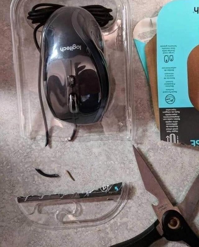 Pack opener - Master, The photo, PC mouse, Package, Fail