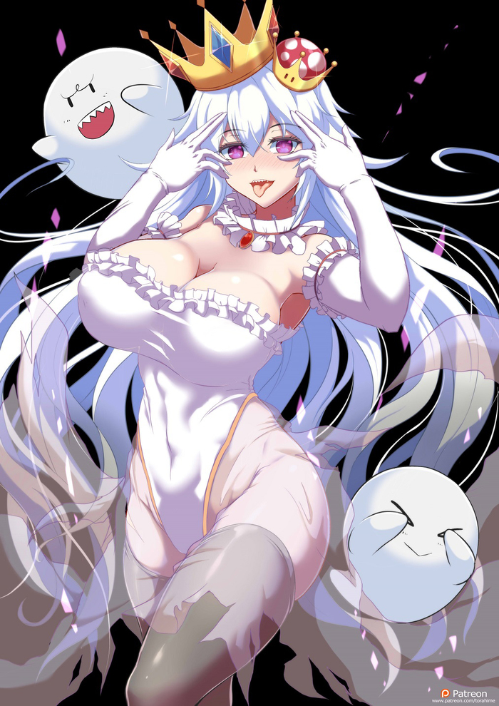 Boosette Boosette, Bowsette, Princess Peach, , Anime Art,  , 