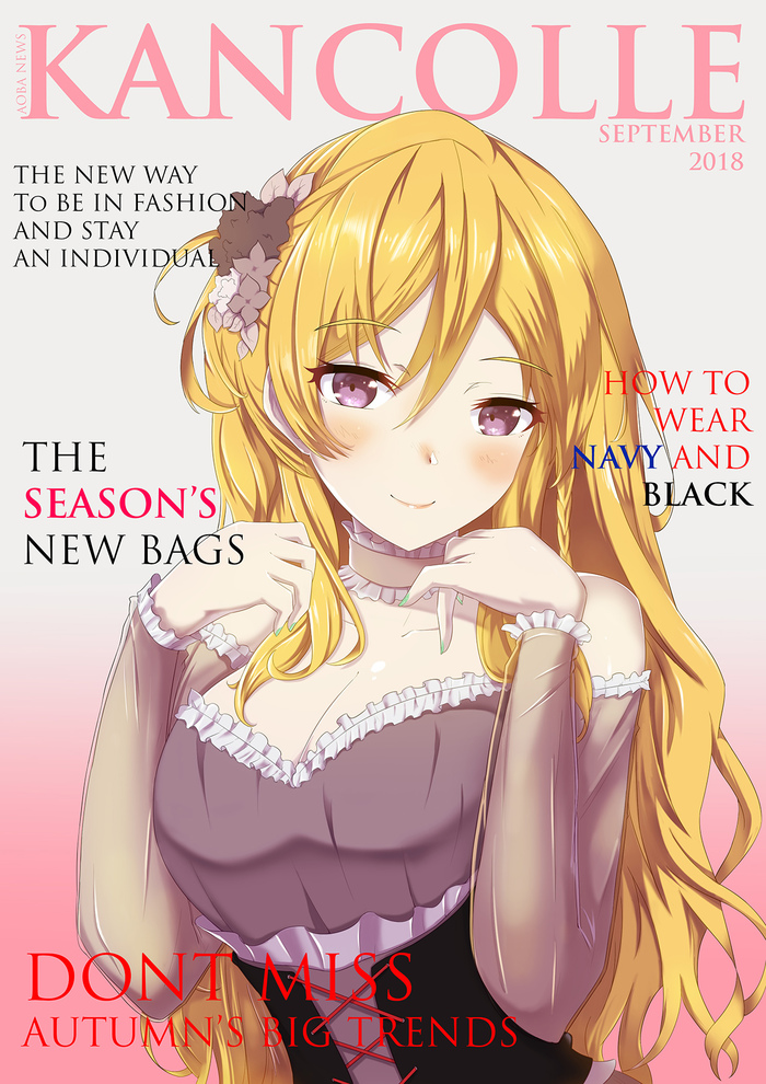 September issue - Kantai collection, Zara, Anime, Anime art, Magazine