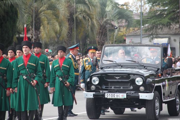 How 25 years of victory over Georgia were celebrated in Abkhazia - Abkhazia, Victory, Holidays, Politics, Reportage, Parade, Sukhum, Longpost