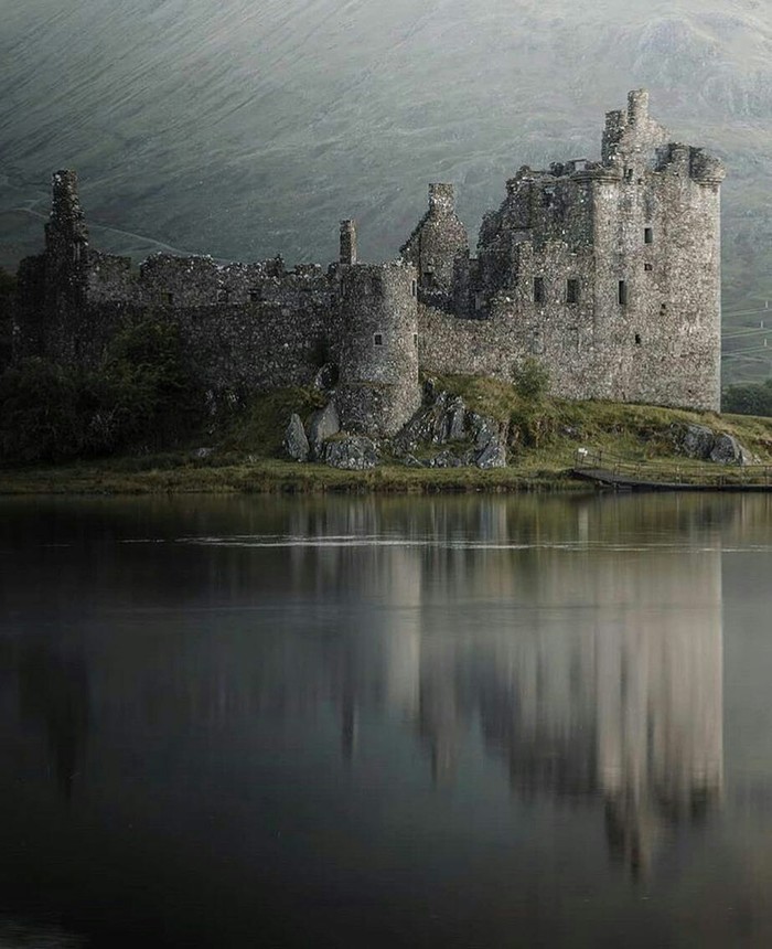 Kilchurn Castle, Scotland. - Lock, Scotland, Old age, Gloomy, The photo, beauty, Interesting, Abandoned