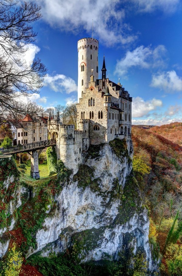 Lichtenstein Castle, Germany. - Lock, beauty, Germany, From the network, 