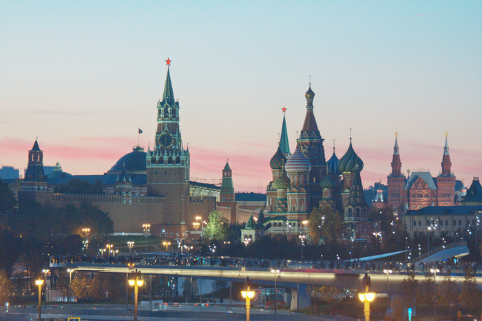 Evening Moscow - Moscow, The photo, Kremlin, Beginning photographer, My