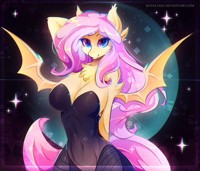 Flutterbat - My little pony, Fluttershy, Anthro, Flutterbat, Koveliana