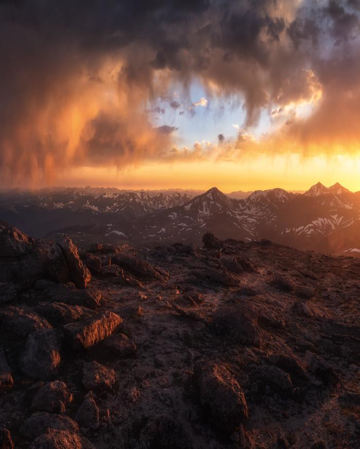 Mount Evans, Colorado - The mountains, , Colorado, USA, Nature, The photo, Clouds, Sky