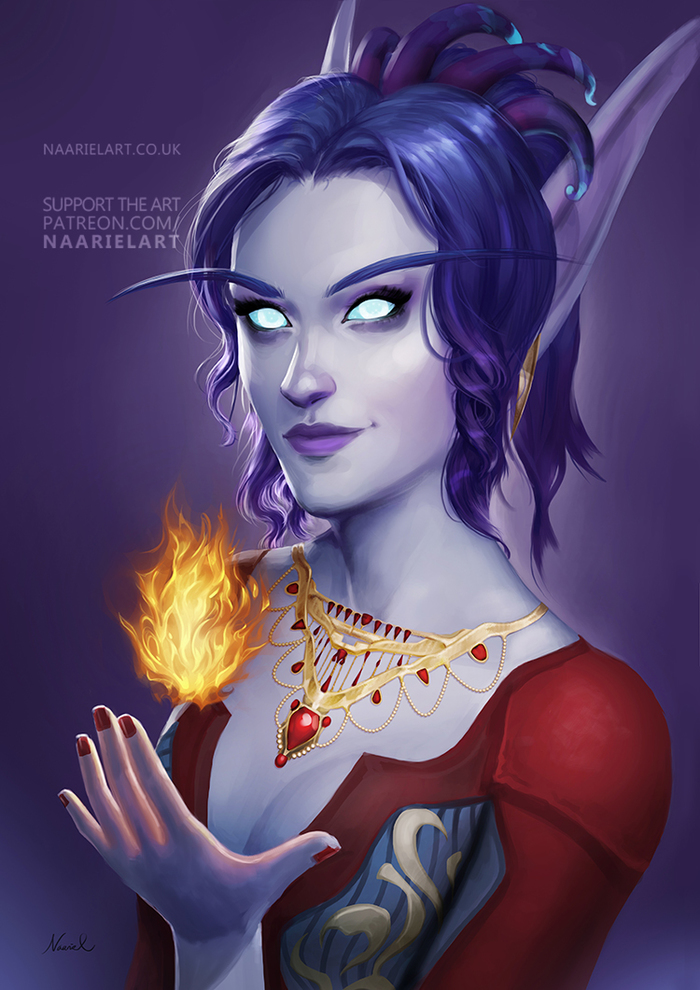 Void Elf - Abyss Elves, Elves, Art, Wow, World of warcraft, Warcraft