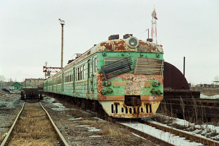 Abandonment on wheels - Railway, Train, Abandoned, The photo, Scrap metal, Tambov Region, , Er22