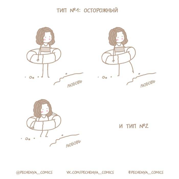 Comics Zhenya Cookie: types of lovers - My, , Comics, Web comic, 