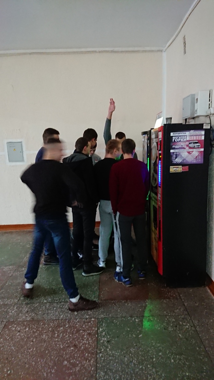 Баг кофемашины в Беларуси.