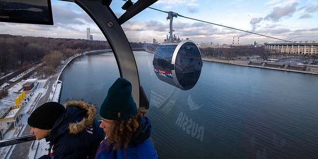 The cable car everyone has been waiting for! Ride for free until December 24th! - news, Luzhniki, The photo, Freebie, Cable car, Moscow