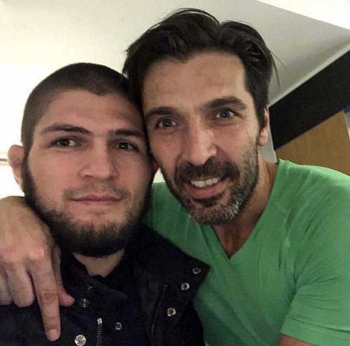 Buffon, blink twice if he's holding you hostage! - The photo, Sport, Football, Khabib Nurmagomedov, Buffoon, Humor