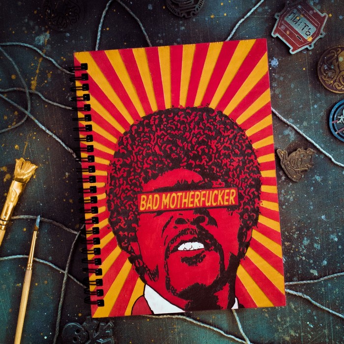 Jules - My, Pulp Fiction, , Notebook, With your own hands, CNC, Jules Winnfield