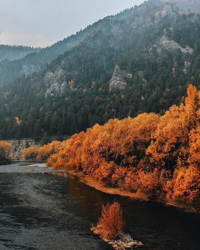 Beautiful autumn on Baikal - Baikal, Autumn, beauty of nature, Travel across Russia, Longpost, The photo