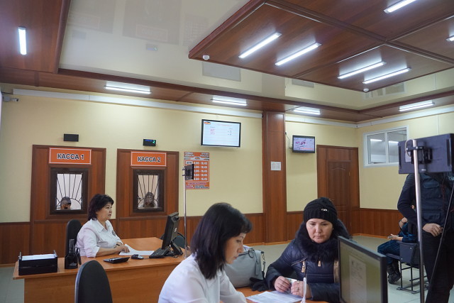 New cash settlement center of Okzhetpes-T LLP opened in Temirtau [Kazakhstan] - , Temirtau, Kazakhstan, , , Utility services, news, Video