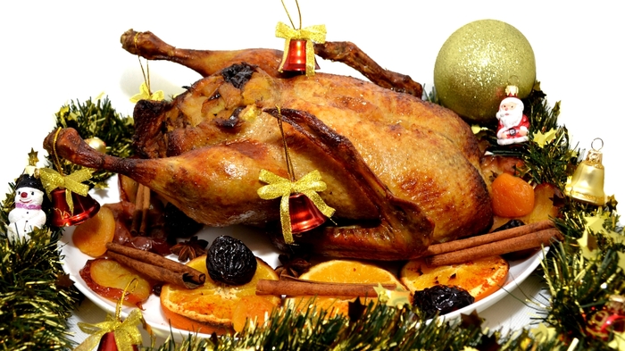 Duck stuffed. Recipe for a festive dinner. - My, Recipe, New Year, Dinner, Meat, Duck, Yummy, Food, Cooking, Video, Longpost