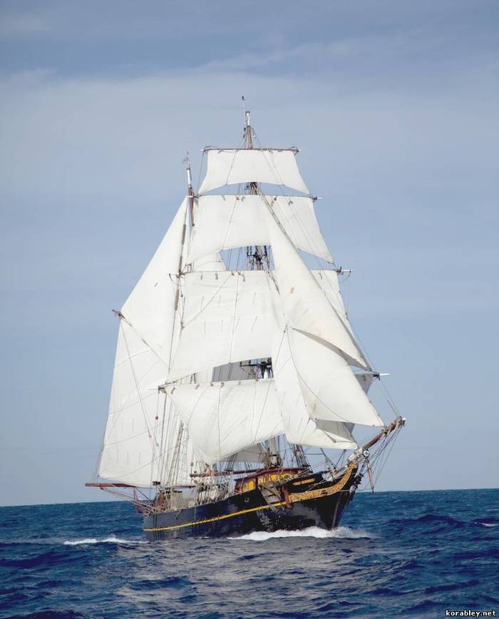 Sailboat today - Brigantine, Sailboat, Hero of our time