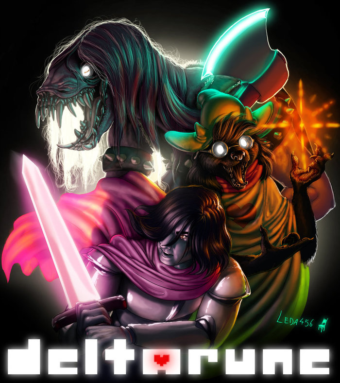 Deltarune.   . Deltarune, , , Kris, Ralsei, Susie, 