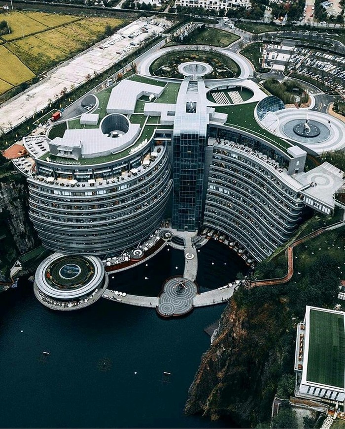 Hotel in China - Hotel, China, The photo, Architecture, Design, Style, beauty, Unusual, Longpost