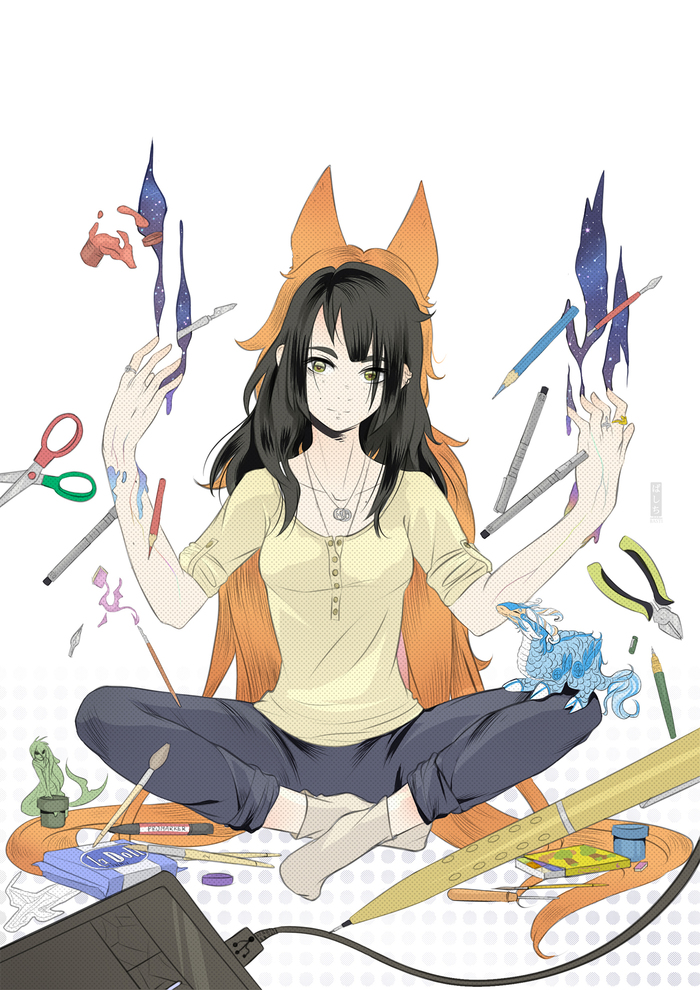 Art Сreation Anime Art, Аниме
