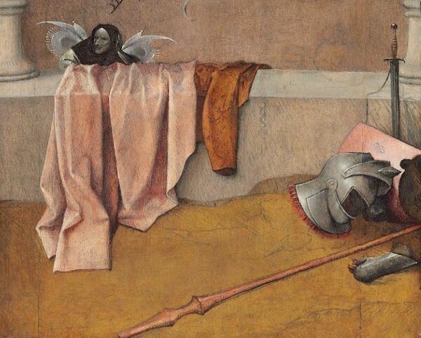 “Death of a miser” - Hieronymus Bosch - Painting, Hieronymus Bosch, Longpost, From the network, Honestly stolen, Death