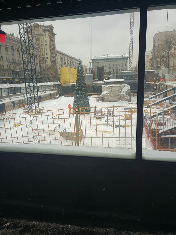 Harsh New Year - New Year, Christmas tree, Moscow, Longpost