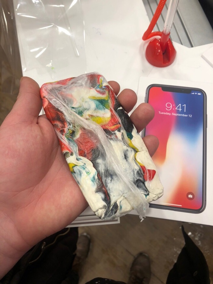 iPhone from plasticine in MTS - My, Cheating clients, Fraud